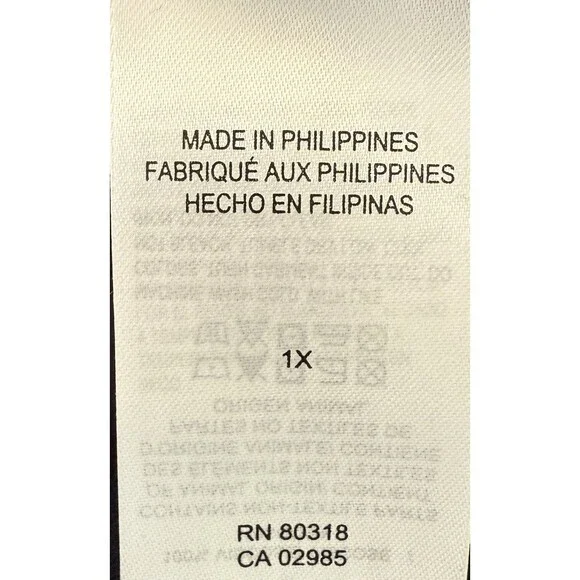 Lucky Brand Women’s 1X Black Beige Floral Boho Peasant Tunic Top Blouse - Picture 10 of 12